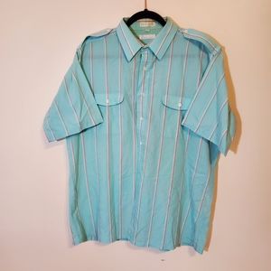 Blue Striped Christian Dior men's shirt